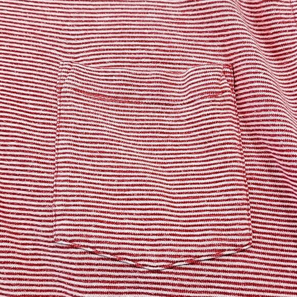 Vineyard Vines Mens Sz XXL Red/White Nautical Whale Logo Striped Polo Shirt - Picture 5 of 11